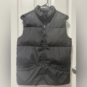 Boys Old Navy Black Puffer Vest XL 14-16